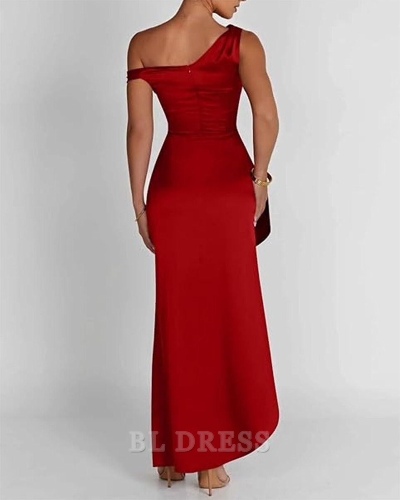 Sheath Satin Bodycon formal dresses Bridesmaid Dresses evening gown Prom Dress