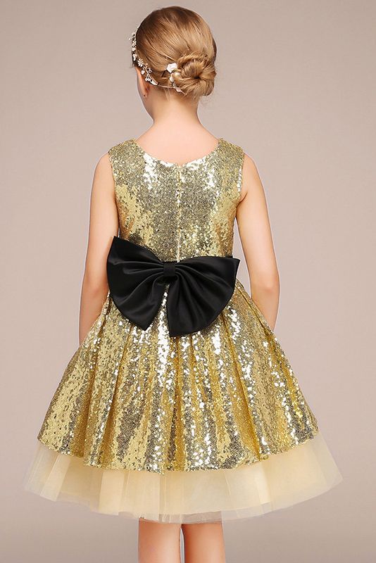 Lovely Jewel Sleeveless Flower Girl Dress with Tulle and Sequins