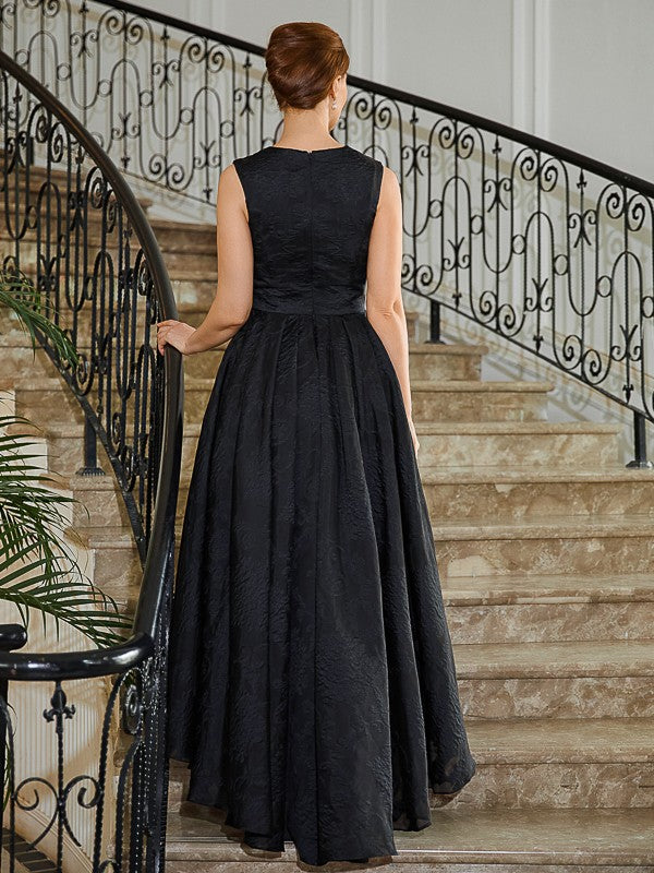 Aimishang A-Line/Princess Lace Applique Scoop Sleeveless Asymmetrical Mother of the Bride Dresses