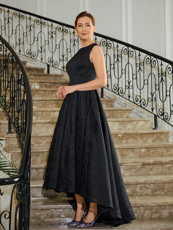 Aimishang A-Line/Princess Lace Applique Scoop Sleeveless Asymmetrical Mother of the Bride Dresses