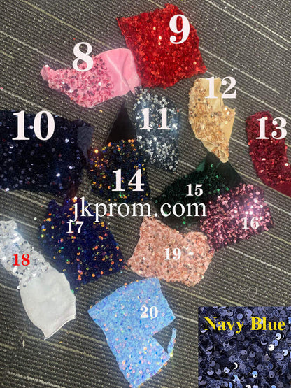 Sparkly Mermaid Sequin 8th Grade Prom Dresses Long