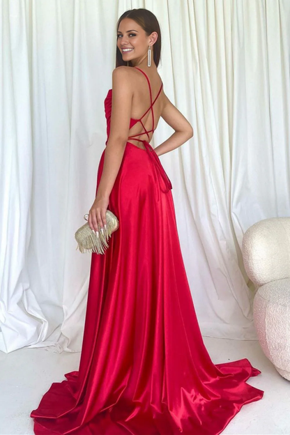 Jimiss Fashion Mermaid Sweetheart Purple Red Long Prom Dress