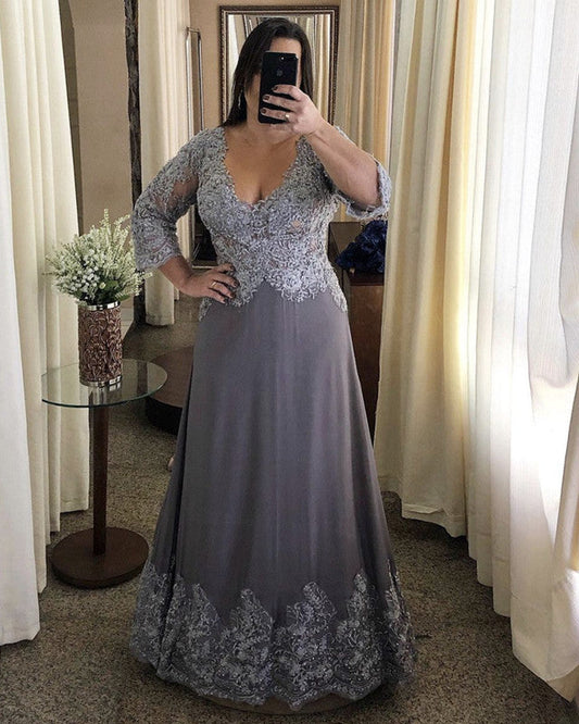 Elegant Mother Of The Groom Dresses With Sleeves