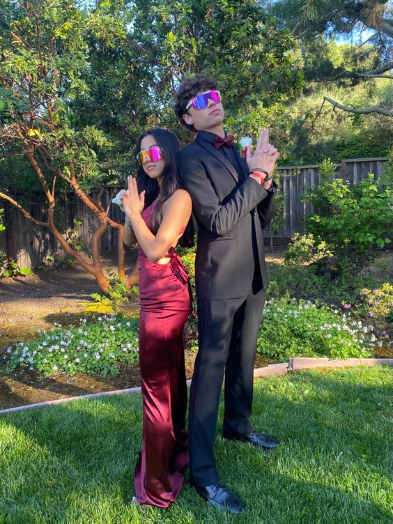 Simple Mermaid Long Burgundy Slit Prom Dress P1455