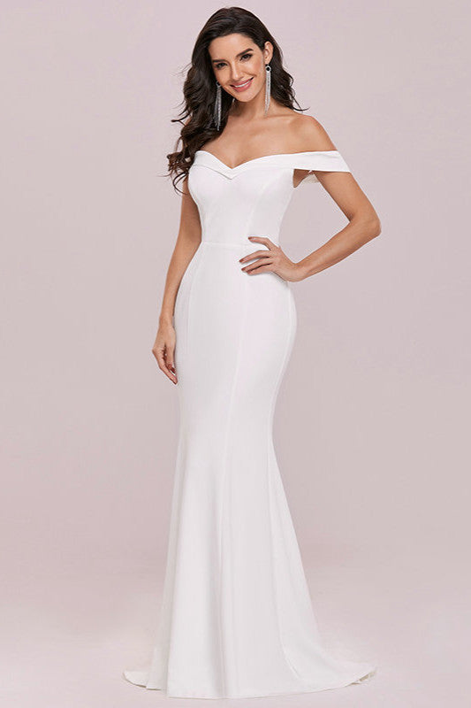 Gorgeous Off-the-Shoulder Mermaid Wedding Dresses