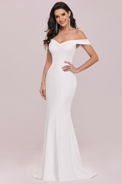Gorgeous Off-the-Shoulder Mermaid Wedding Dresses
