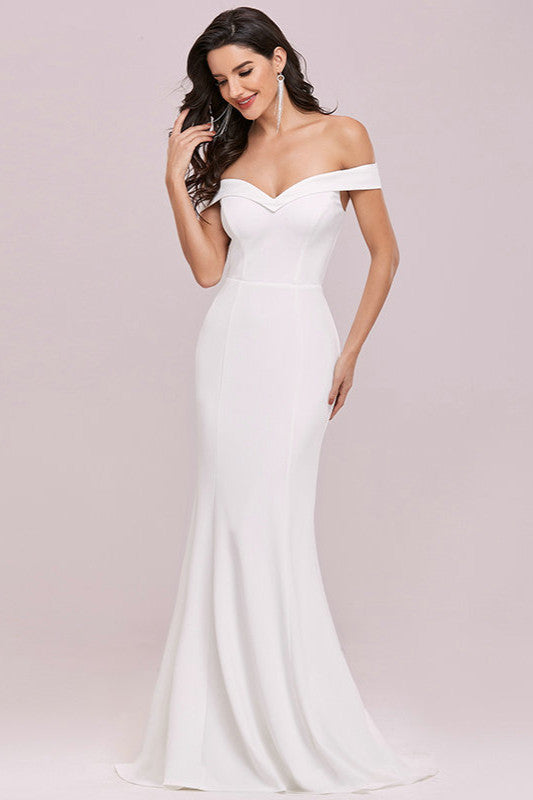 Gorgeous Off-the-Shoulder Mermaid Wedding Dresses